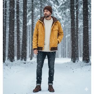 The North Face Apex Bionic Softshell Jacket Hooded Mustard Yellow Mens Large